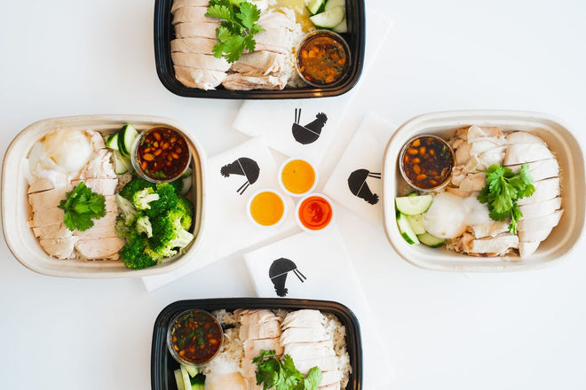 Rooster and Rice Banner