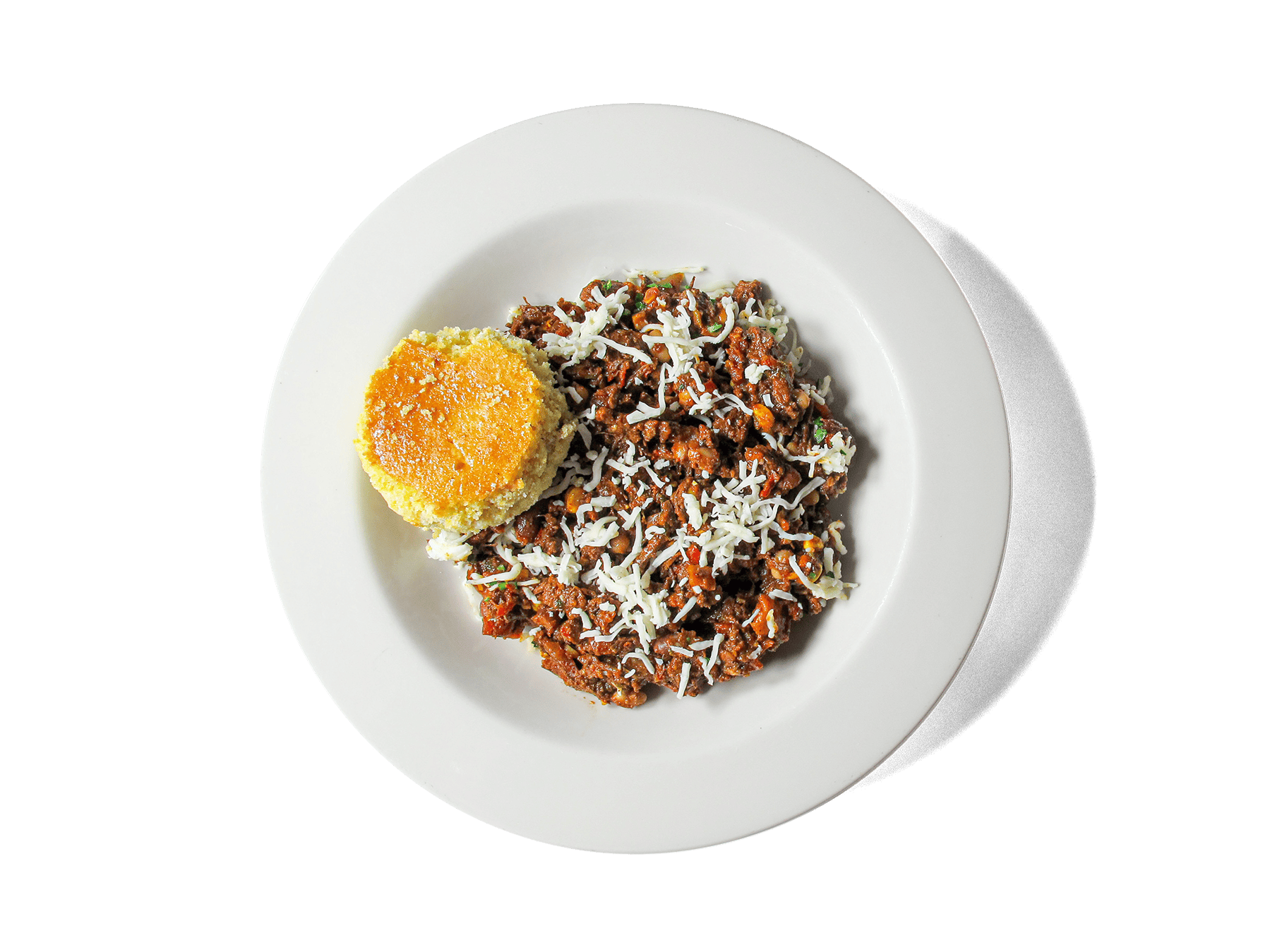 Image of 3 x 3 Bean Chili Bowl on a plate