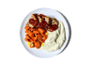 A comforting classic, featuring a perfectly seasoned turkey loaf topped with homemade ketchup for a tangy glaze. Served alongside creamy celeriac and parsnip puree and sweet glazed carrots, this hearty meal is a wholesome, satisfying twist on a timeless favorite.