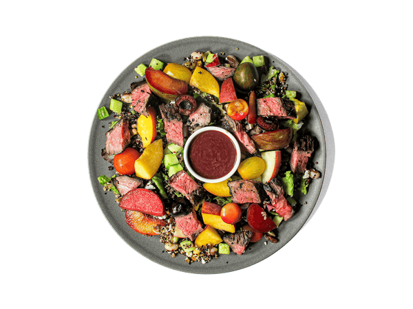 Summer Stone Fruit & Grassfed Steak Salad