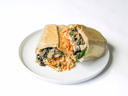 Spinach and Mushroom Burrito Product Image