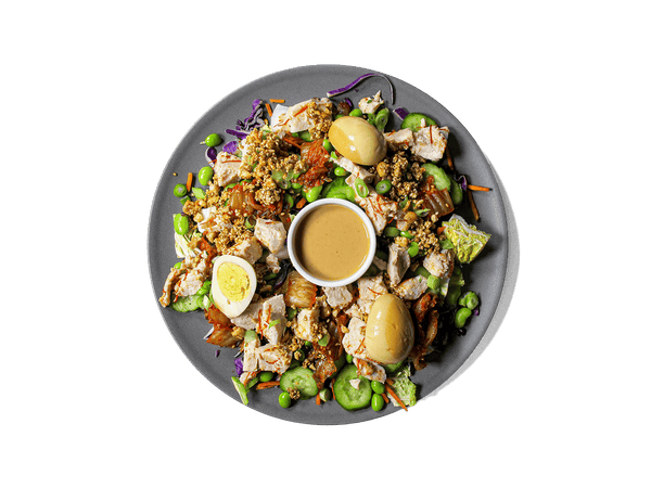 Organic Kimchi and Cucumber Crunch Salad