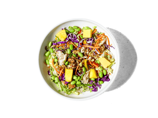 Tender, perfectly cooked chicken breast combined with crisp edamame and tossed in a flavorful sesame soy vinaigrette. This refreshing salad delivers a harmonious blend of savory, nutty, and umami notes, making it a satisfying and healthy choice.