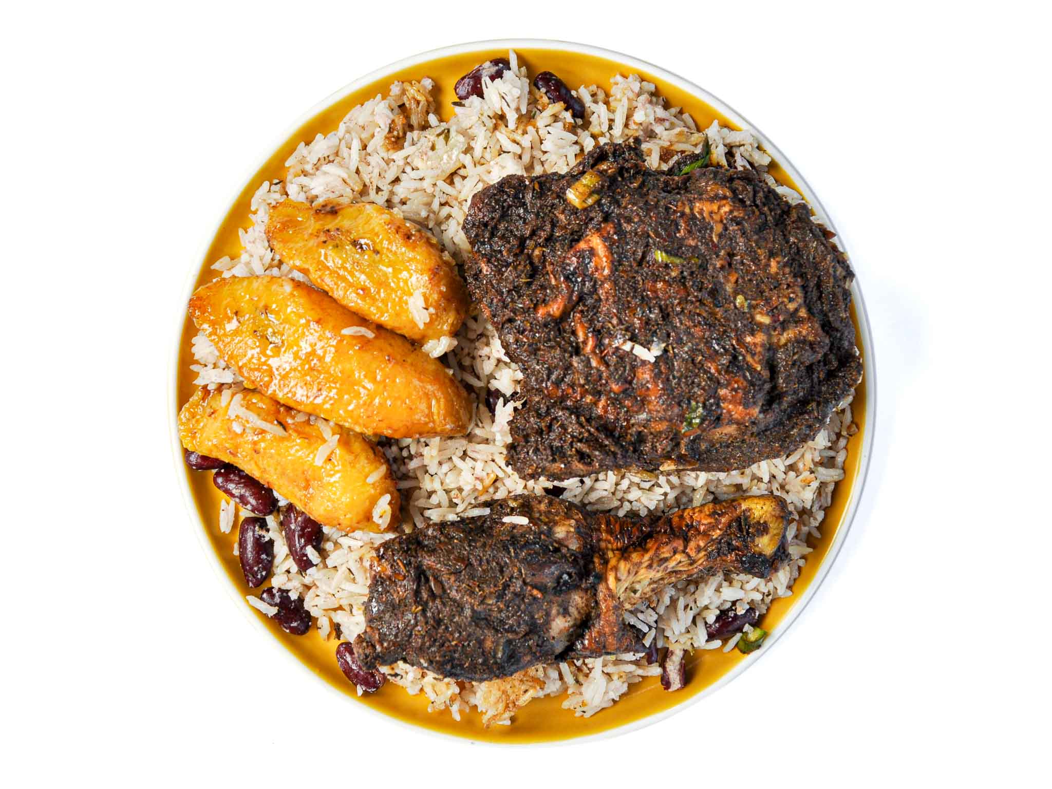 Image of Jamaican Spiced Jerk Chicken on a plate