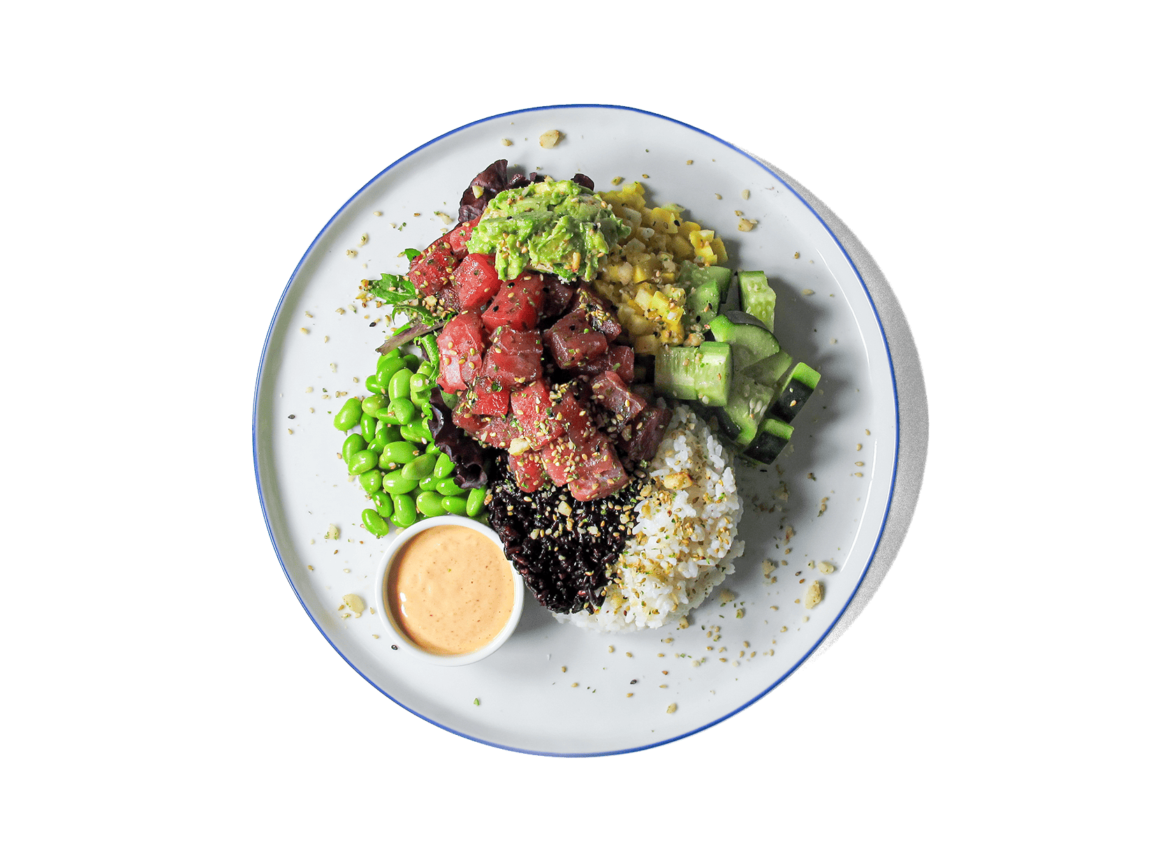 Image of Wild Tuna Poke Bowl on a plate