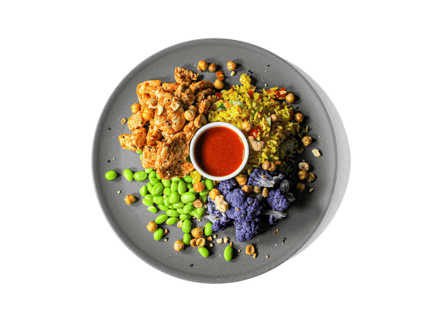 Fiery Organic Chicken Sambal Bowl
