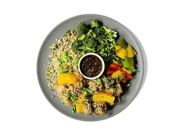 LOWCAL version - Organic Orangish Chicken Bowl