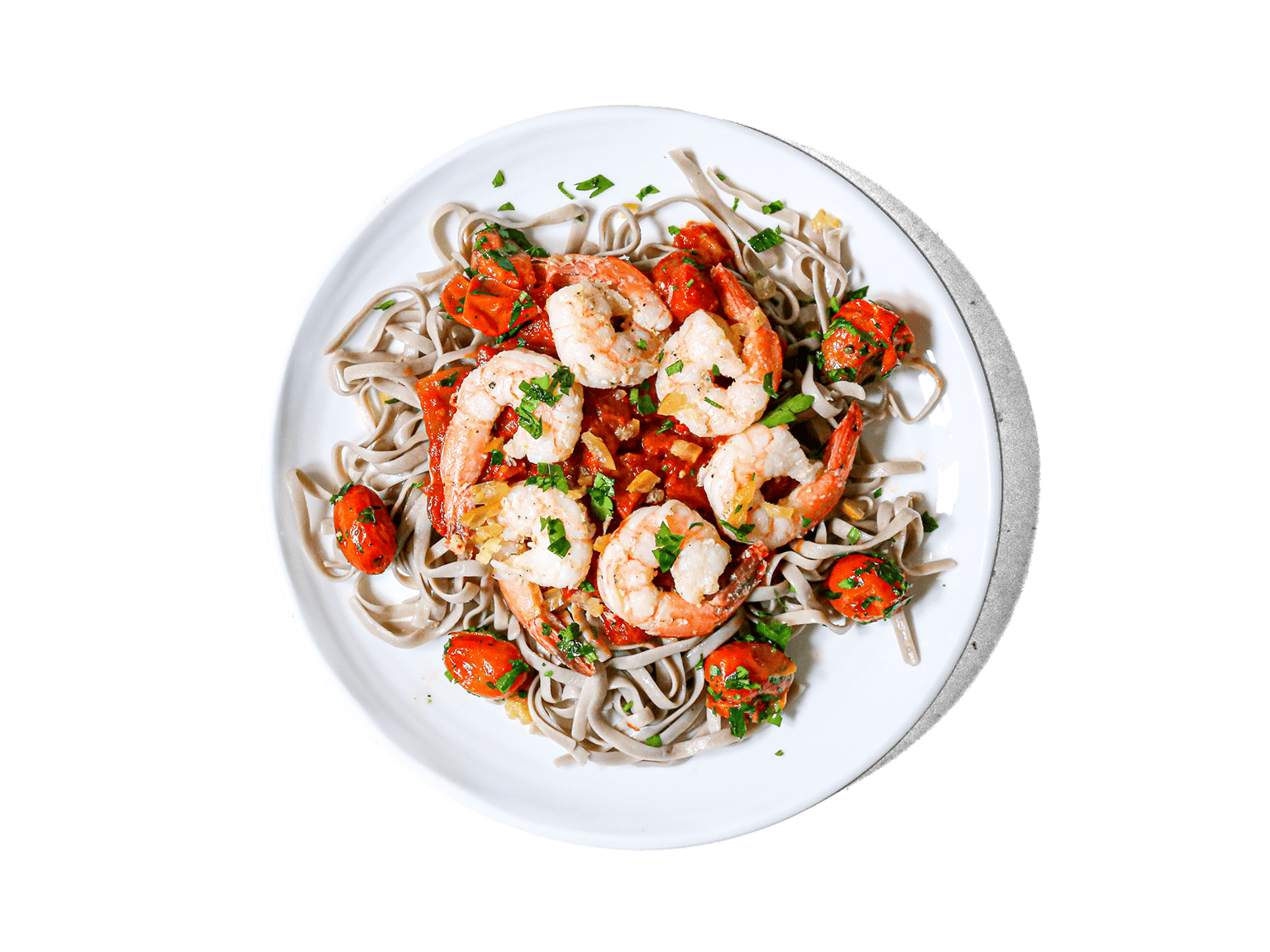 Succulent, wild-caught shrimp simmered in a bold, tangy sauce of olives, capers, and garlic. Tossed with blistered pear tomatoes and served over hearty whole-wheat bucatini pasta, this Mediterranean-inspired dish delivers a perfect balance of savory flavors in every bite.