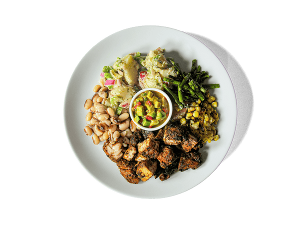 Summer BBQ Organic Chicken Plate