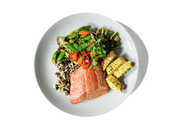 LOWCAL version - Wild King Salmon Brain Boosting Donburi