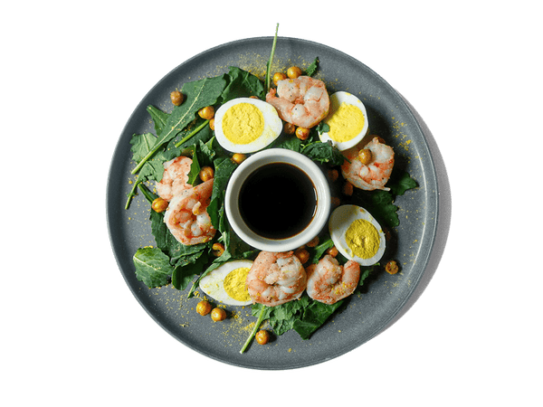 Wild Shrimp Kale Caesar Salad