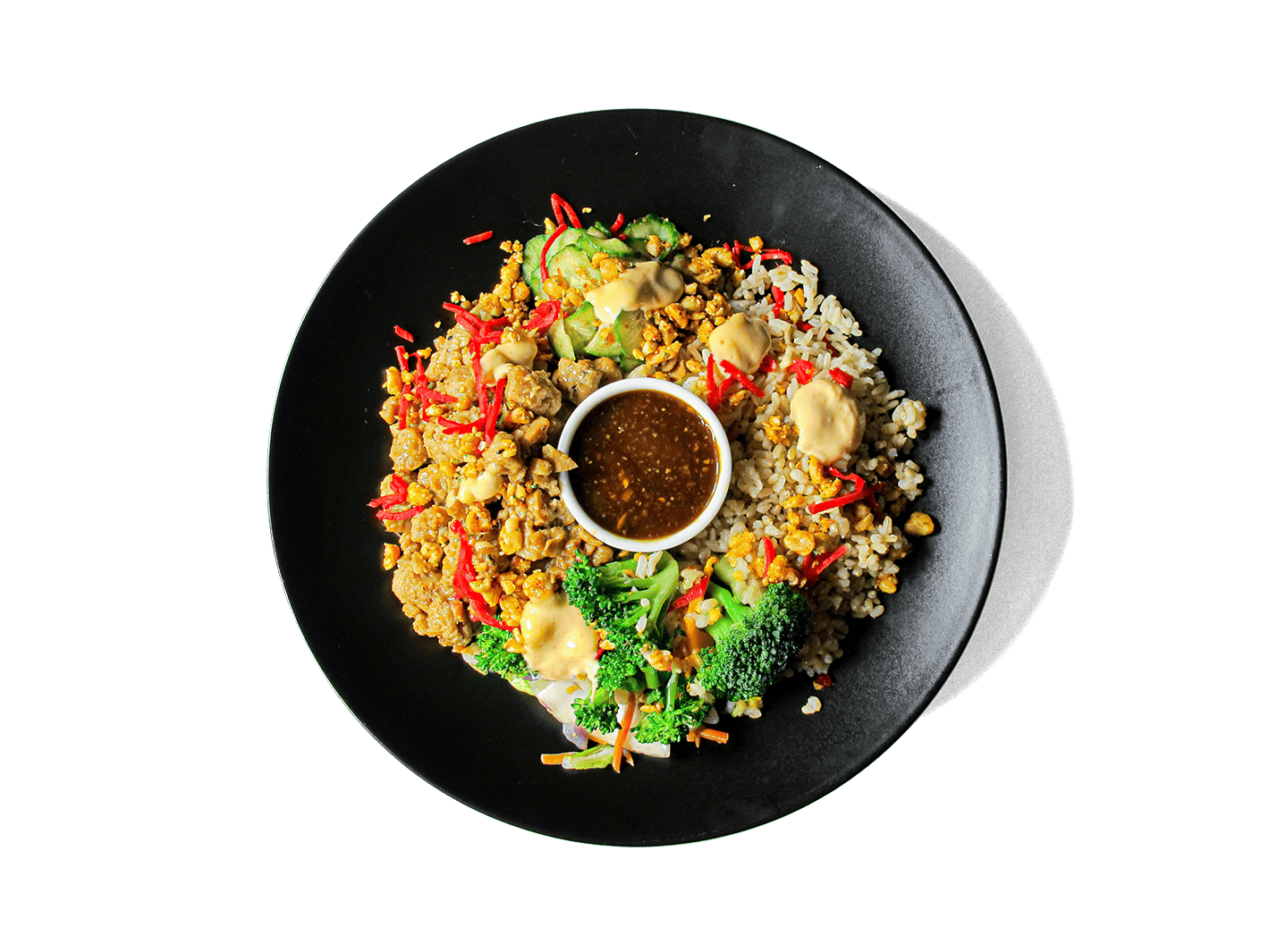 Image of Organic Teriyaki Chicken Glow Bowl on a plate