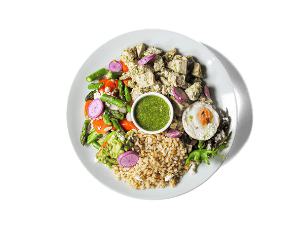 Organic Chicken Sorrel Pesto Bowl